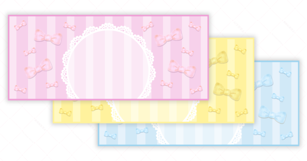 レースリボンをテーマにしたIRIAMヘッダーのアイキャッチ画像
