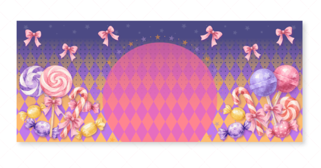 キャンディとハロウィンをテーマにしたIRIAMヘッダーアイキャッチ画像